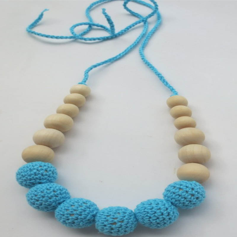 crochet teething necklace