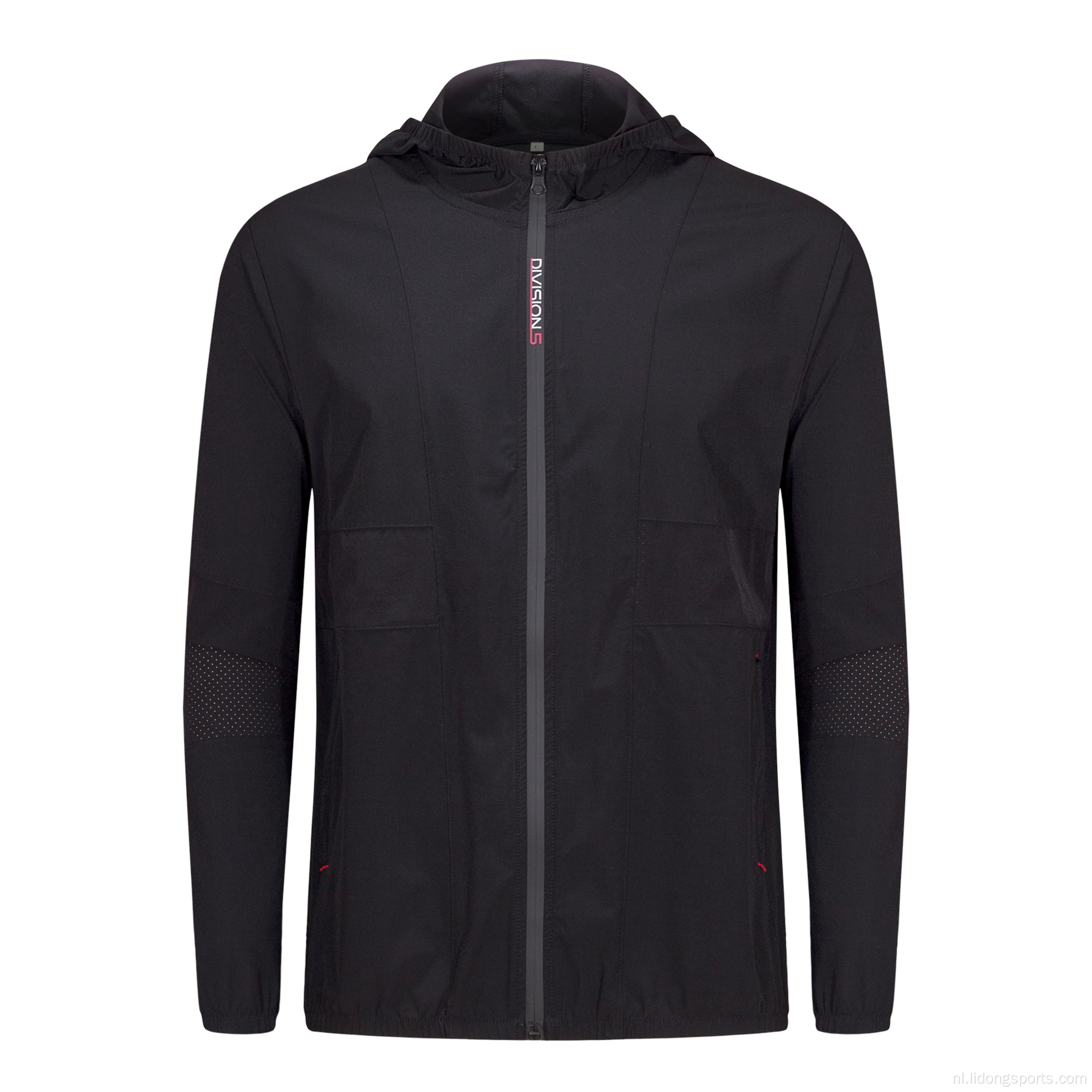 groothandel gym fitness sportjack hoodie voor mannen