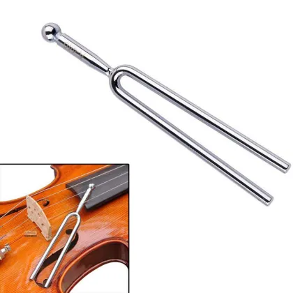 Stainless Steel Musical Instrument Tuner - 440Hz Violin Guitar Tuner & Tuning Fork