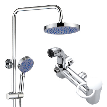 Copper Body Shower Head Set with Hot and Cold Water Mixing