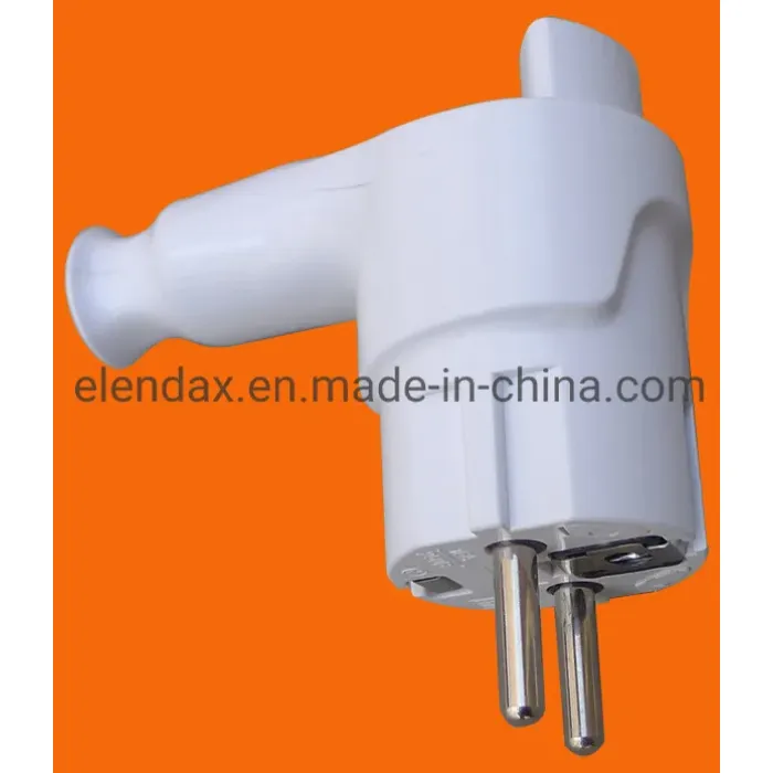 Steker Pin Euro dengan Tombol Penarikan (P8059)