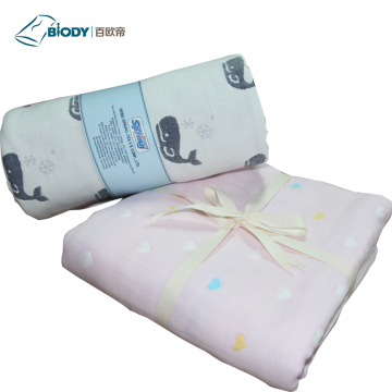 Wholesale Pretty Design Organic Cotton Baby Blanket