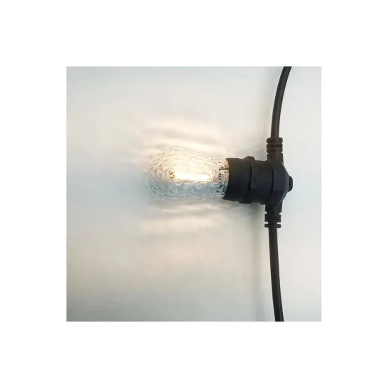 Waterproof Rhombic LED String Lights for Patio and Holidays (25ft/50ft)