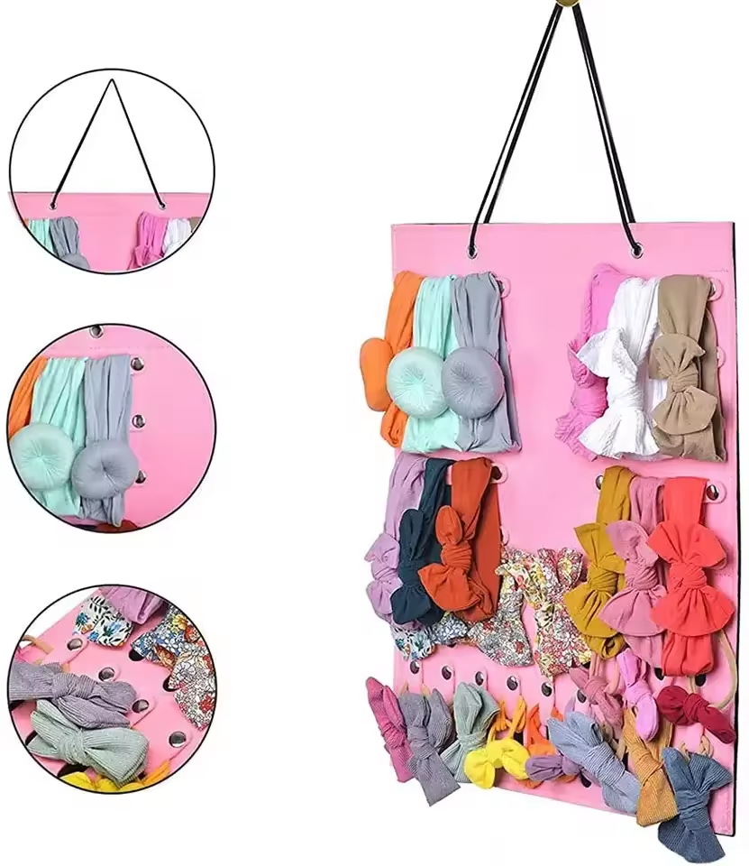 Organizador de pared de almacenamiento de cabecera portátil