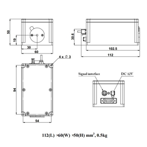 I-450nm diode nanosecond laser