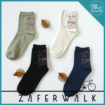 letters winter socks/bulk wholesale socks