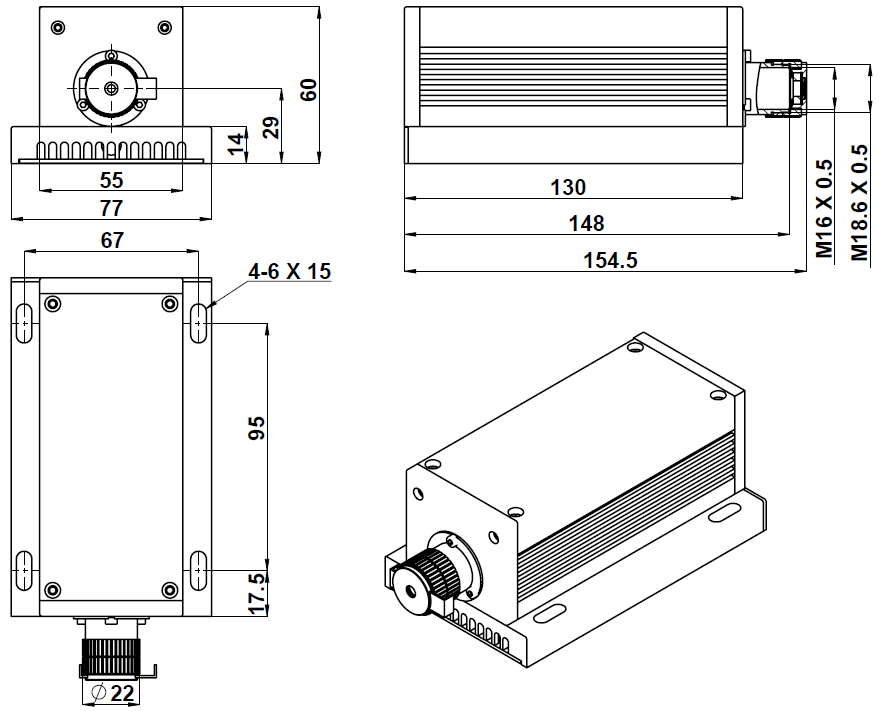 1319nm laser