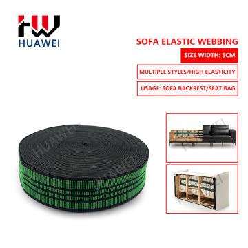 Green Rubber Elastic Bands for Sofa Fixing