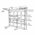 Industriale vertikale Lifting Garage Door