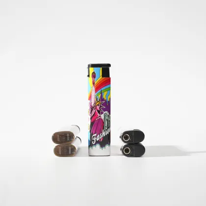 Windproof World Architecture Pattern Lighter