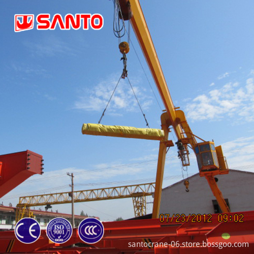 Electric Single Girder Gantry Crane with Hoist - 1Ton to 20Ton Capacity