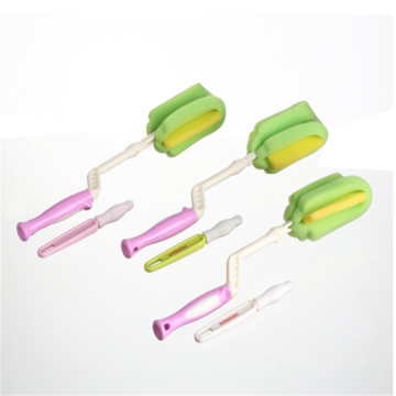 Baby Sponge Chai Brush Và Núm cọ Set