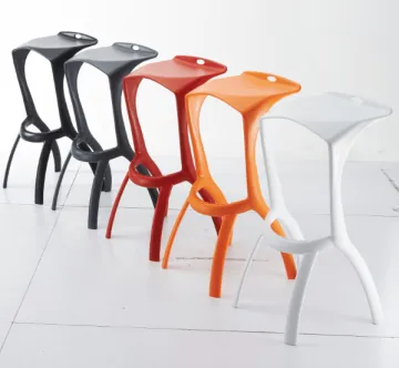wholesale stackable plastic sillas high bar stools