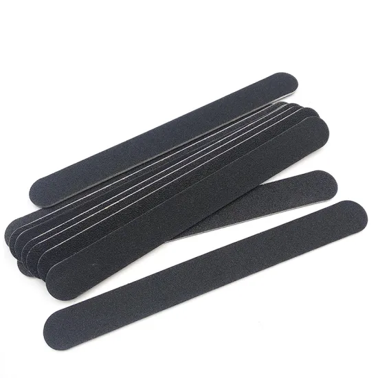 5/10pcs Nailfile Professional Nail Buffer Sanding Files Sandpaper Buffing Round Head Thin Straight Lime Angle