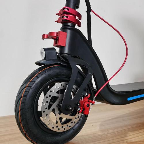 Scooter eléctrico de adulto negro plegable personalizado