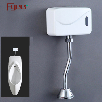 Fyeer Wall-Mounted Battery-Powered Automatic Sensor Urinal Flusher