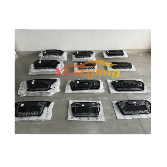 XLstyling Front Grille Kit for Audi A3/A4/A5/A6/A7/Q3/Q5 RS Models