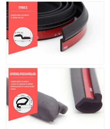 Sponge Rubber Edge Protection seal strip for car