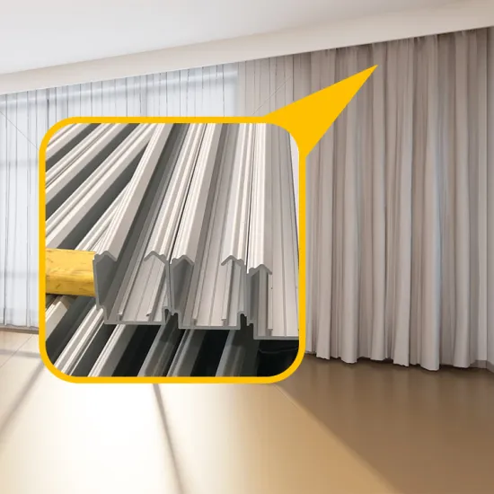 Wholesale 6063 Anodized Aluminum Curtain Track Rail Channel