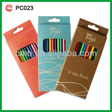 12pcs Recycled Newspaper Pencil Color Set