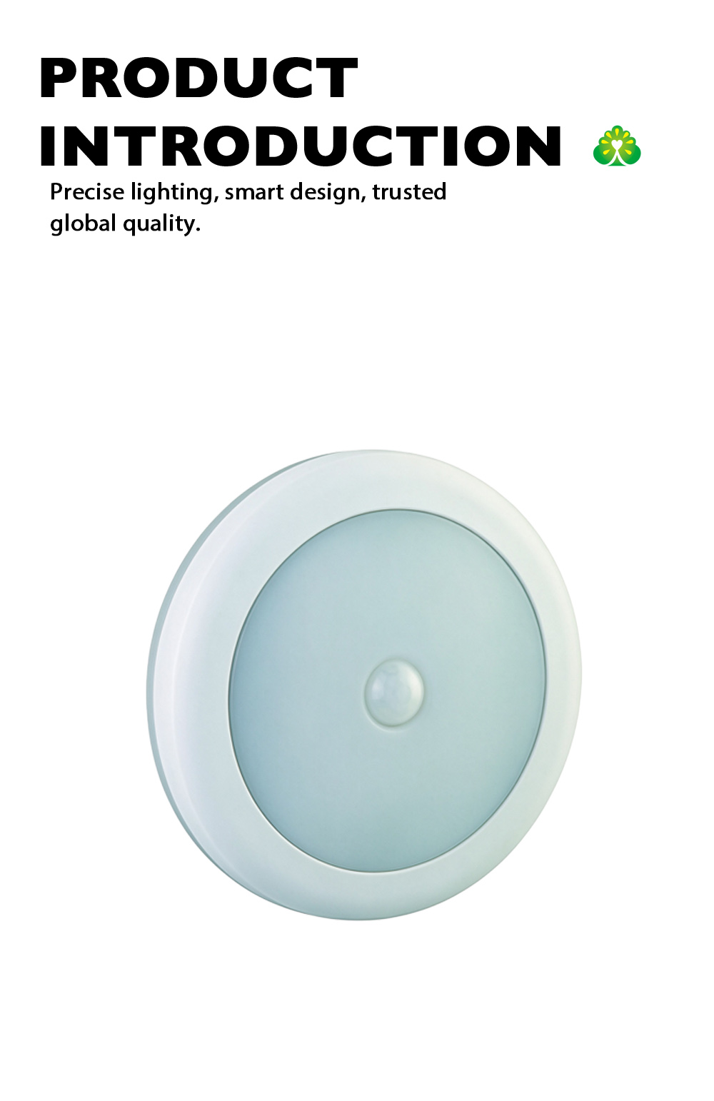 Round Motion Sensor LED Night Light X