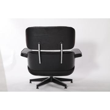 Реплика кресла Eames Lounge Chair All Black Edition