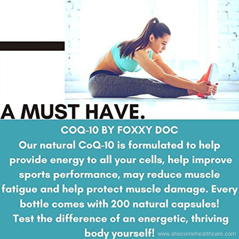 Absorption CoQ10 Brain Supplement Max Strength coq10 softgel