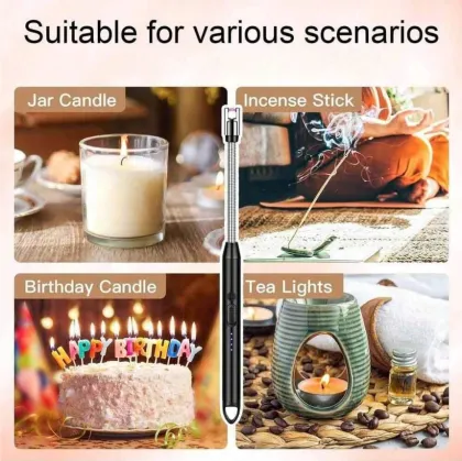 Flameless Bendy Freedom USB Rechargeable Windproof Plasma Arc Lighter