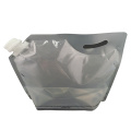 Food grade juice wine packaging bag with handle