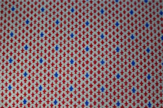 55% cotton and 45% polyester fabric