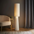 Customizable Height Novelty Fabric Column Floor Lamp