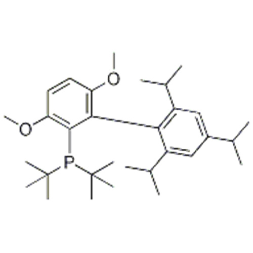 2- (Di-t-butylofosfino) -3,6-dimetoksy-2&#39;-4&#39;-6&#39;-tri-i-propylo-1,1&#39;-bifenyl, min. 98% t-butylobrettPhos CAS 1160861-53-9