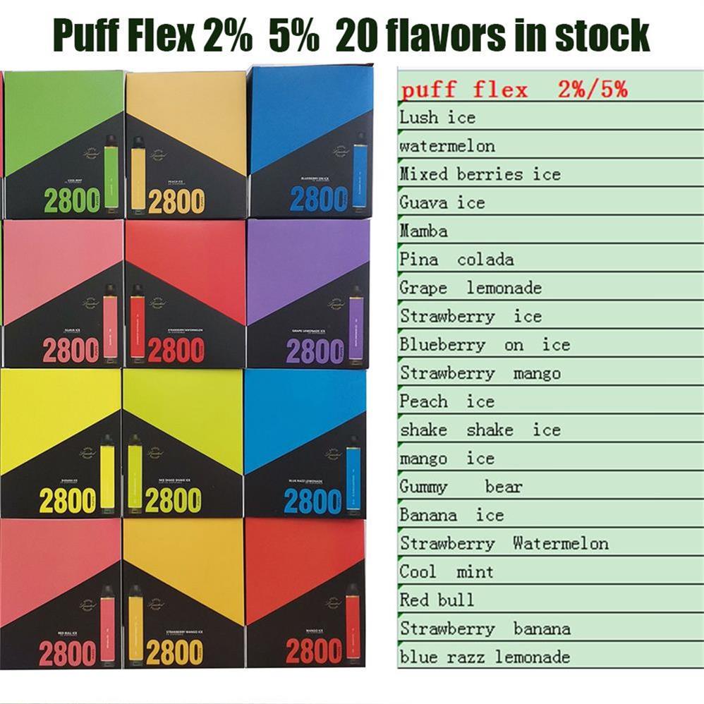 Giá nhà máy Puff Flex 2800 Puffs Vape dùng một lần