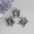 15mm Alloy Hollow Butterfly Charms For Necklace Bracelet Earrings Butterfly Jewelry Making Findings Accessories