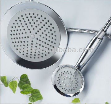 2014 new bathroom faucet accessories of shower head bathroom accessory round rain shower waterfall sprayer shower head sets