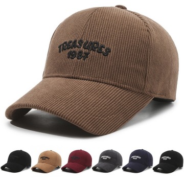Washed Vintage Distressed Adjustable Baseball Cap with Custom Embroidered Logo