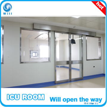 Sistema de porta selada hermeticamente automático sala de UTI