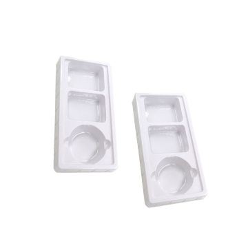 Thermoforming rectangle cosmetic plastic blister tray