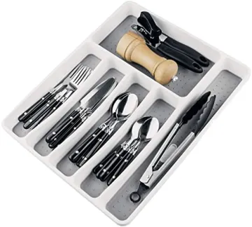 Plastic Silverware Tray for Drawer