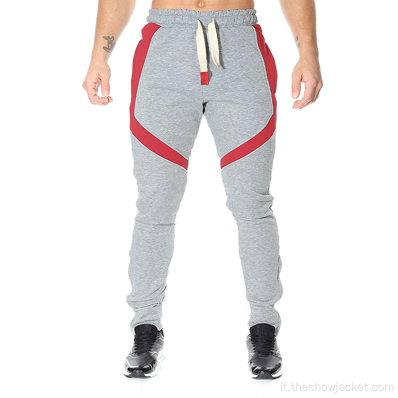 Pantaloni da jogging di colore di alta qualità da uomo all'ingrosso