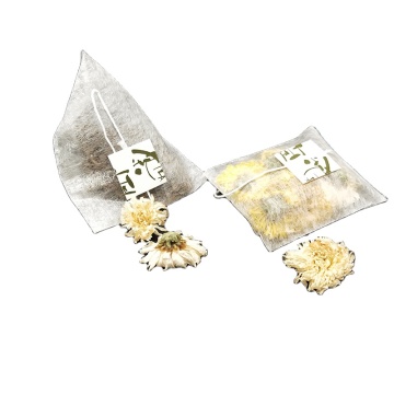 Bolsas de té de PLA biodegradables - Filtros de té piramidal de malla de maíz sellada por calor