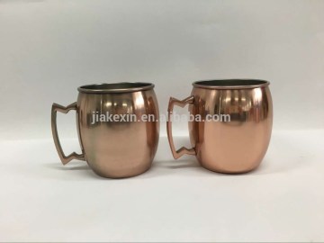 500MLManufacturer moscow mule copper mugs wholesale/Copper cups