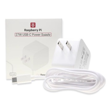 Raspberry PI 5 5V5A مزود الطاقة الرسمي - 27W USB -C محول