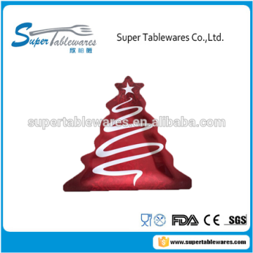 High Quality Chirstmas Tree Plate With Tree Pattern