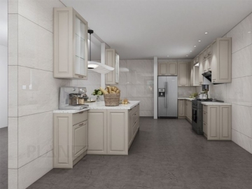 Multifunctional Melamine Prices Solid Wood Kitchen Cabinet