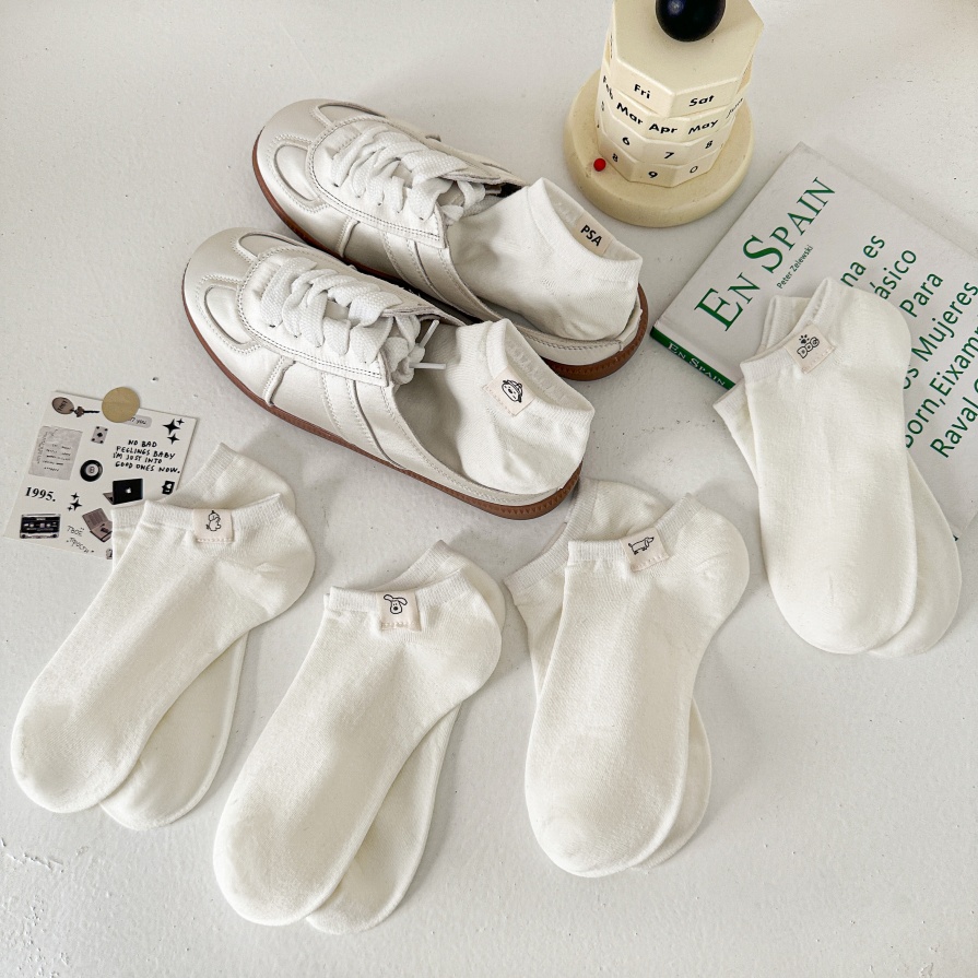 Versatile boat medyas na may label na puppy tela