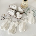 Calcetines de botes versátiles con etiqueta de tela de cachorro