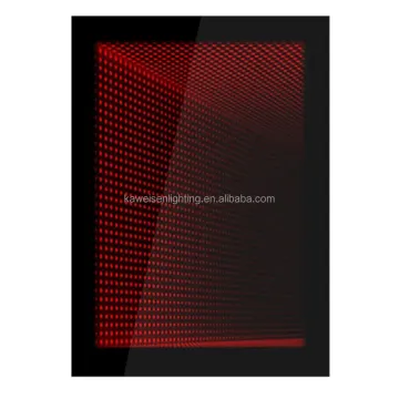 Factory Outlet: 3D LED Infinity Illusion Mirror with RGB+Trichromatic Lighting - Ideal for Hotel and Bathroom Décor
