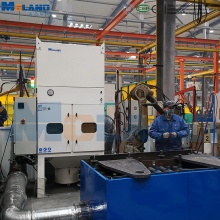 Laserschneidender Rauchabsorber / Staubsammler