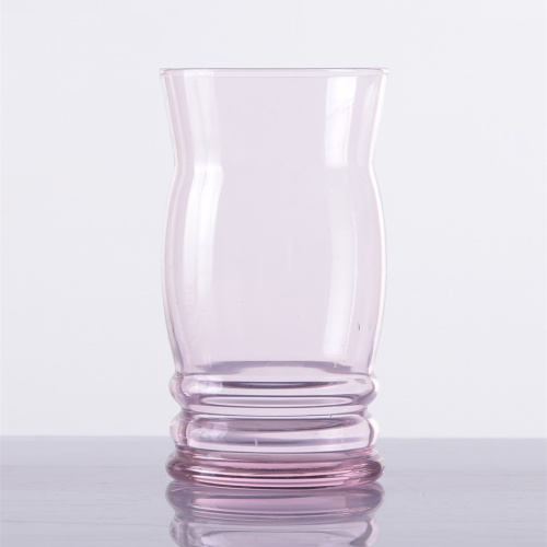 Mundgeblasenes Glas Rosa Set Glaswaren